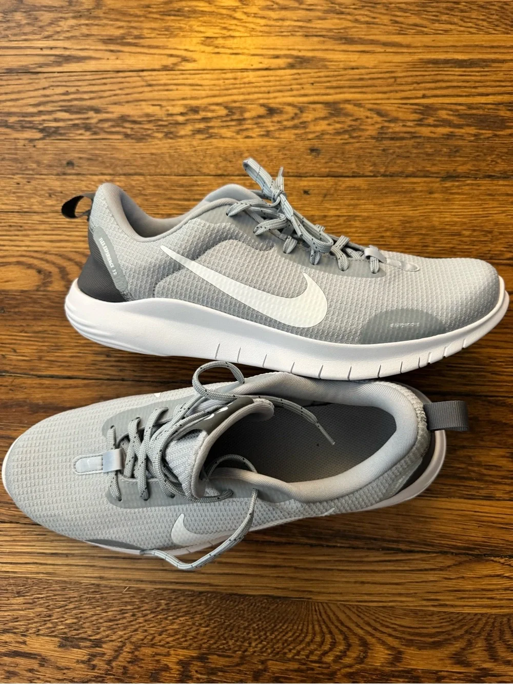 RARE Men's NIKE Flex Experience RN 12 DV0740 007 White/Wolf Gray Color